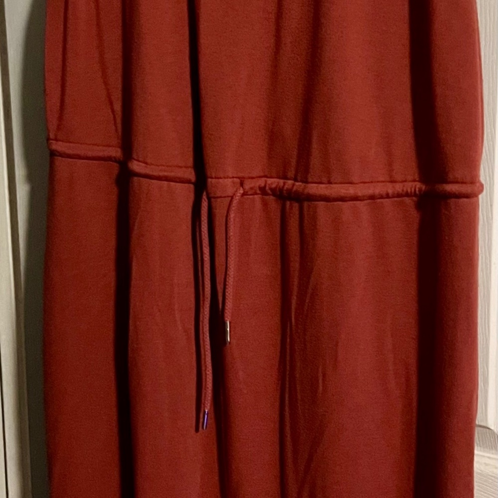 French Grey maroon Dress